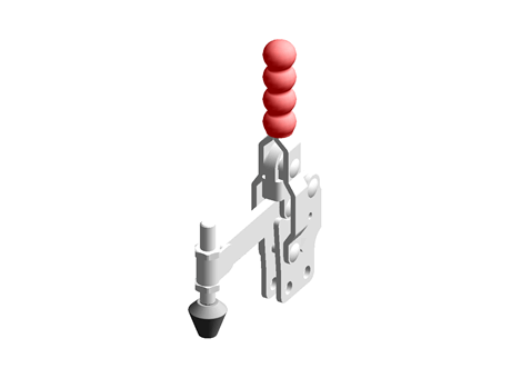 Clamp-Vertical-Solid Press Handle Straight Base-DDH-12145