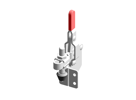 Clamp-Vertical-U-Shaped Pressure Handle Flange Base-DDH-101-B