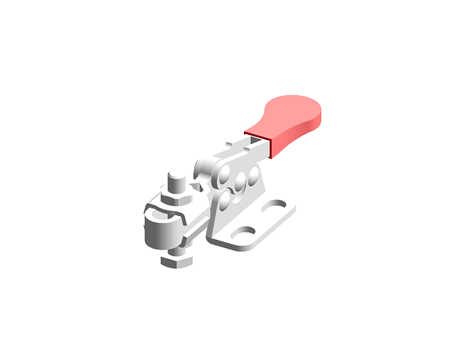 Clamp-Horizontal-U-Shaped Pressure Handle Flange Base-DDH-201