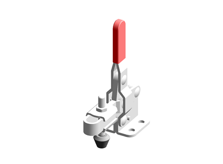 Clamp-Vertical-U-Shaped Pressure Handle Flange Base-DDH-102-B Series