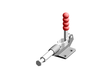 Clamp-Push & Pull Type-Flange Base-Stroke 42mm Straight Handle-DDH-305-EM