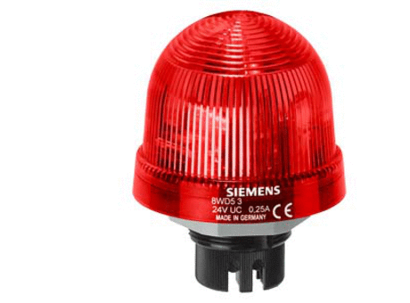 Flashing alarm luminaire