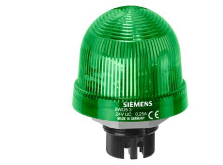 Flashing alarm luminaire