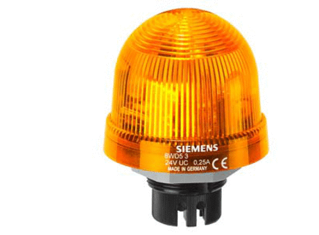Flashing alarm luminaire
