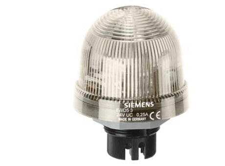 Flashing alarm luminaire