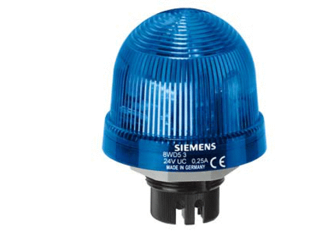 Flashing alarm luminaire