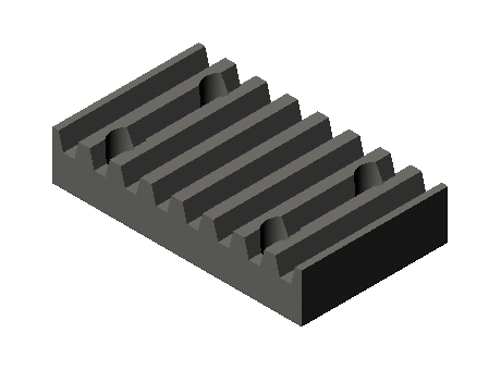 PIA Clamping plates for timing belts open end