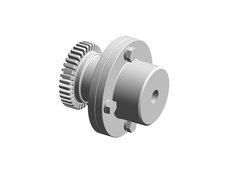 SKF - Free CAD models - Grid couplings Horizontal split cover - Half ...