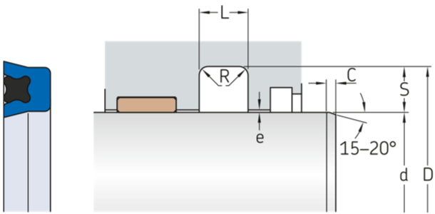 Std File Drawing SKF - 免费 CAD 模型 - STD rod and buffer seals - TraceParts