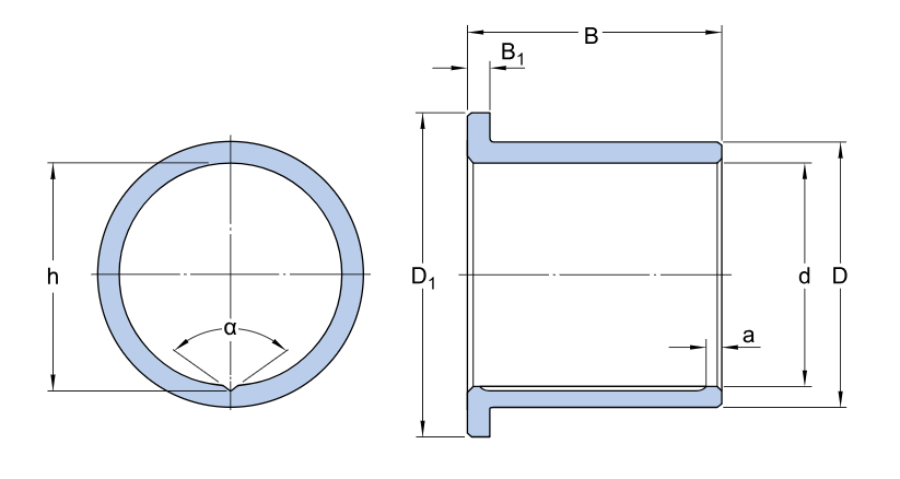 SKF - Free CAD models - Flanged bushings PBMF - TraceParts
