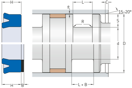 SKF - Free CAD models - UNP piston seals - TraceParts