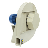 CAS-S - Centrifugal single-inlet, high-pressure fans with casing, sheet steel impeller and noise reducer