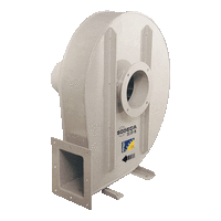 CAM - Single inlet, high pressure centrifugal fans with sheet steel casing and cast aluminum impeller