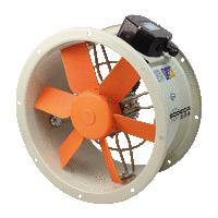 HEPT - Tubular axial fans with IP65 motors