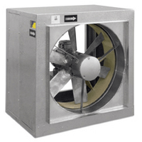 CJTHT/PLUS - 400ºC/2h and 300ºC/2h axial extraction units with built-in noise reducer