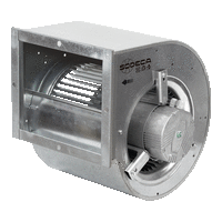 CBD/B/EC - Double inlet centrifugal fans, direct motor EC Technology IE4 with integrated electronics and without support feet