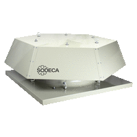 HT - Roof mounted axial extract fans with flat bases