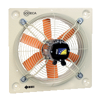 HEP - Wall mounted axial fans with IP65 motor