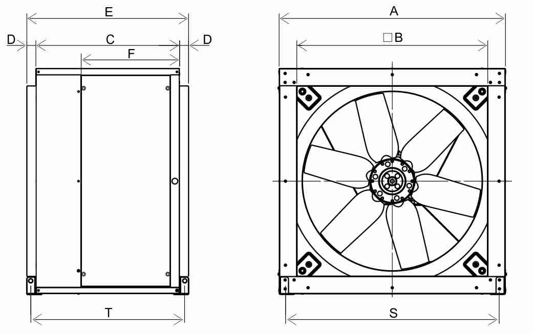 Technical drawing (B)