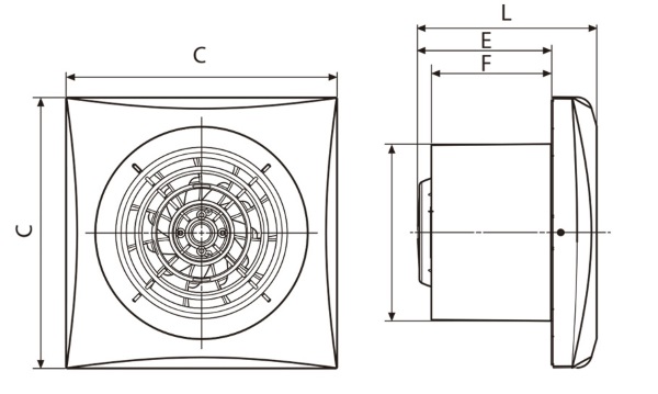Technical drawing (B)