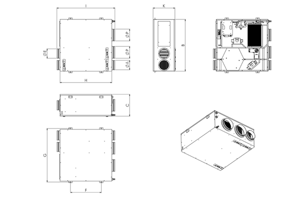 Technical drawing (B)