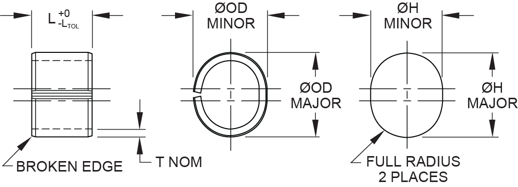 SPIROL - Free CAD models - Compression Limiters - Series CL400 - Oval ...