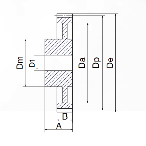 Dimensioned drawing