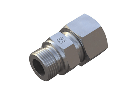 24° Straight Male Stud Fitting Type FI-GE-...-M Series L / S