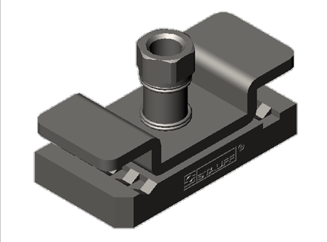 Pipe Clamps Twin Series DIN 3015, Channel Rail Adaptor CRA