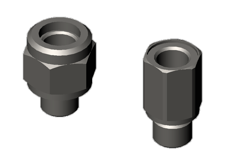 STAUFF Test, Thread adaptor and welding adaptor, Thread adaptor SRS