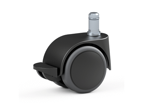 Double swivel castor