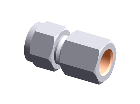 Parallel Thread Rj Fitting Rvs Swagelok Company - Free CAD models - Female Connector (ISO/BSP Parallel ...