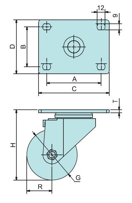 TAI SAM CORPORATION Free CAD Models Medium Duty Wheel Caster tai-sam-corporation-free-cad-models-medium-duty-wheel-caster