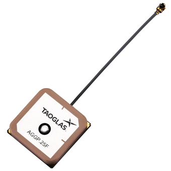 AGGP.25F GPS/GLONASS/GALILEO 2 Stage Active Patch 25*25*7.4mm, 60mm Ø1.13, I-PEX MHF® I (U.FL)