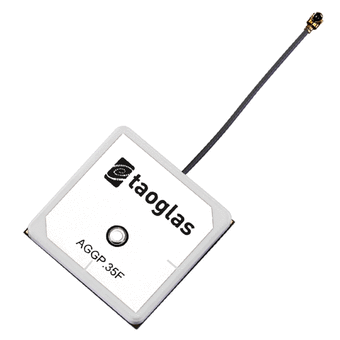 AGGP.35F GPS/GLONASS /GALILEO 2 Stage Active Patch 35*35*6.9mm, 60mm Ø1.13, I-PEX MHF® I (U.FL)