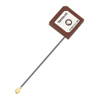 AGGBP.SLS.18A – GPS/GLONASS/Galileo/BeiDou 18mm Active Patch with SAW/LNA/SAW, I-PEX MHF® I (U.FL)