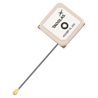 AGGBP.SL.25A – GPS/GLONASS/Galileo/BeiDou 25mm Active Patch with SAW/LNA, I-PEX MHF® I (U.FL)