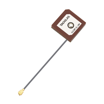 AGGBP.SL.18A – GPS/GLONASS/Galileo/BeiDou 18mm Active Patch with SAW/LNA, I-PEX MHF® I (U.FL)