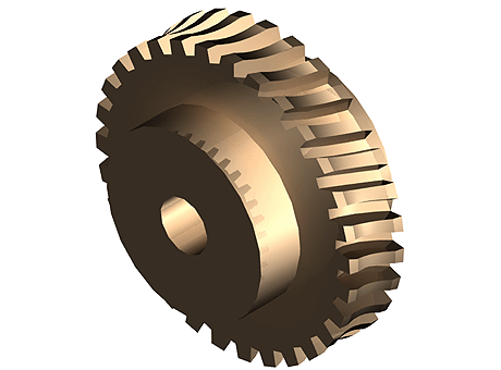 Worm Gear , Modules 1.5 to 2, Bronze, Single & double lead, Right handed