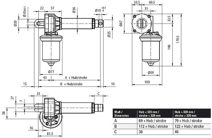 HG/AL3 with DC Motor