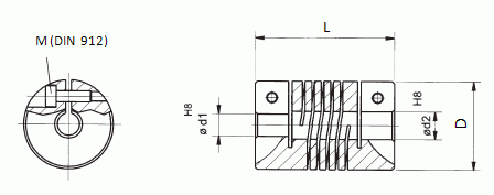T.E.A. TECHNIK s.r.o. - Free CAD models - Helix coupling with Aluminum ...