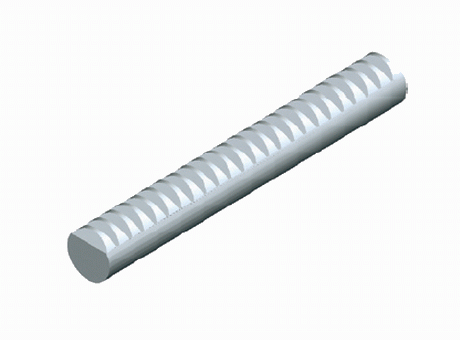 Rack (Round), Modules 1 to 5, C45 (non-hardened), 20° PA
