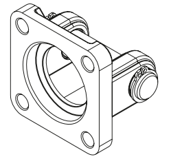 Female Rear Hinge With Pin