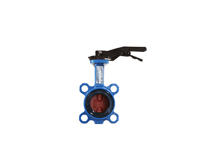Wafer type butterfly valve – ductile iron body and disc – lever operator