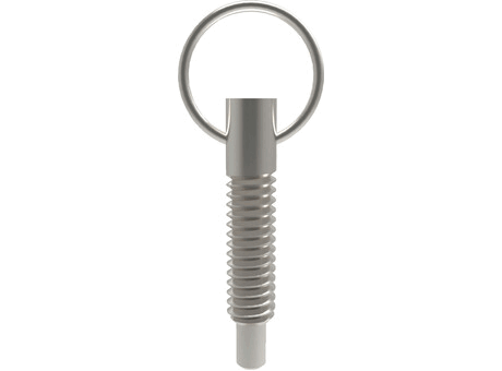 SL1018 Spring Loaded Pin - Inch - Ring Handle