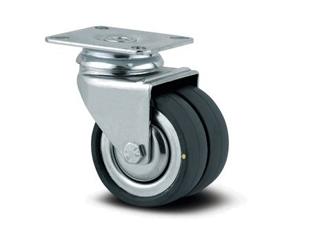 TENTE - Free CAD models - Swivel castor-2970DYK075P50 offset-31,4 axle ...