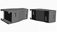 Rectangular Boots & Strain Relief