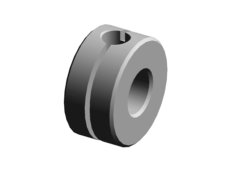 Lock rings with screw and circlip
