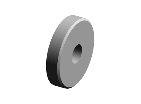 Lock rings at the end of shaft with bolt