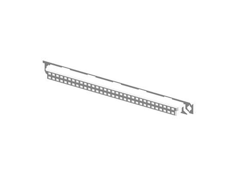 DIN 41612, type B, female, straight, 16 - 64 pin, pitch 2,54 mm